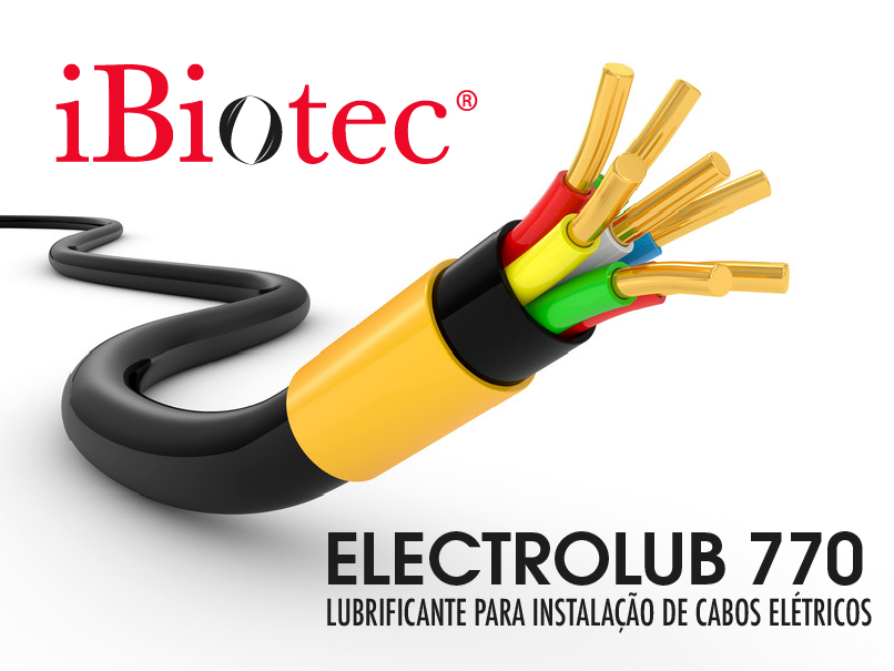 ELECTROLUB 770 Ibiotec Lubrificante em gel para tiragem de cabos elétricos e telecomunicações.  todas as condutas, bainhas e tubos. Coeficiente de deslizamento ideal. Lubrificante para tiragem de cabos Gel para tiragem de cabos Massa para tiragem de cabos Tiragem de cabos elétricos Tiragem de fios elétricos Lubrificante para tiragem de fios.